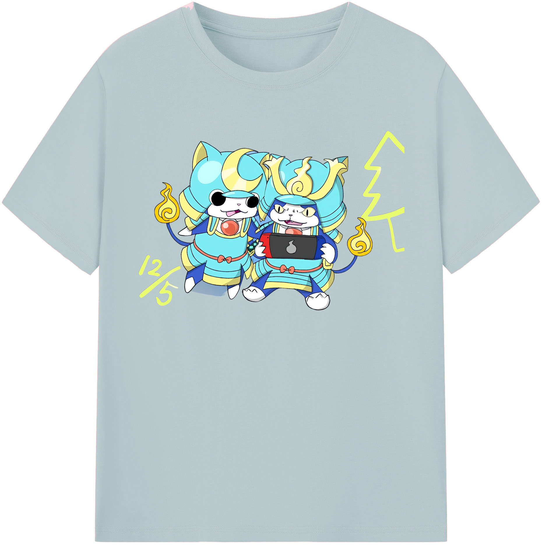 （画像用） 妖怪ウォッチ Yo-kai Watch 綿100％半袖Tシャツ（フロントプリント）